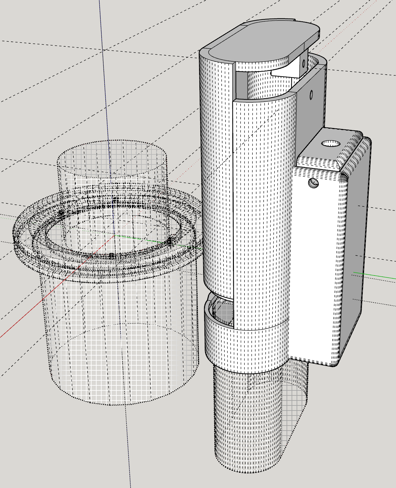 Diffuser with modelling light for Metz 26 AF-1